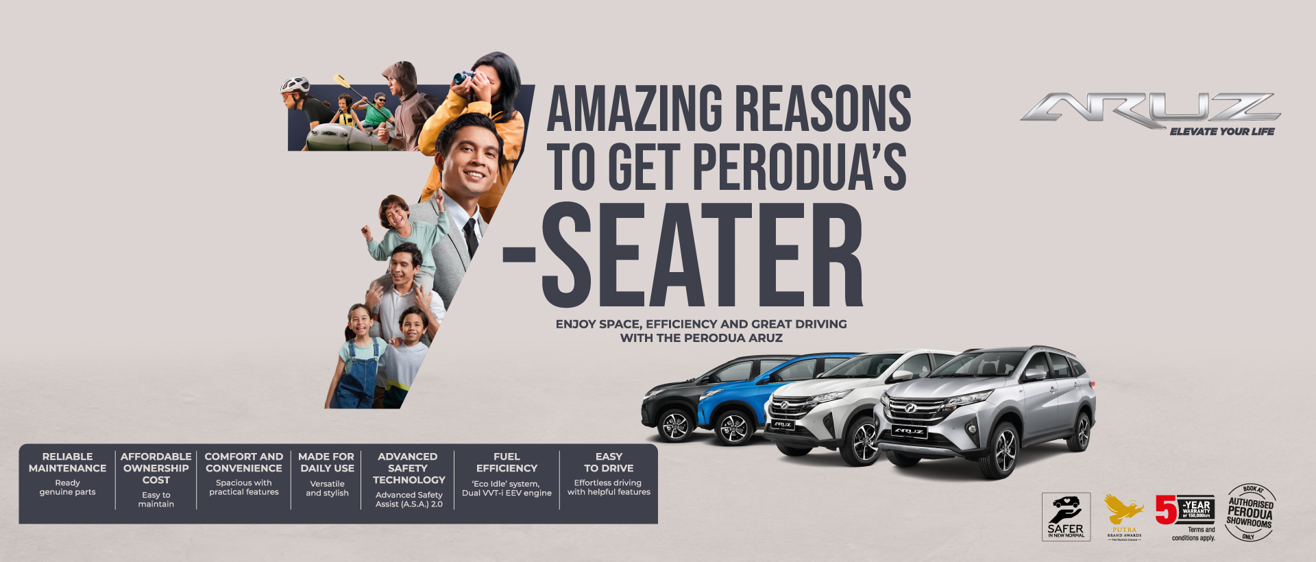 7 Amazing Reasons To Get Perodua's 7 Seater | Perodua Aruz - 7 Seater SUV Malaysia