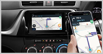 Bezza Multimedia System with Navigation and ‘Smart Link’ (For Android Only) | Perodua Bezza - Compact Sedan Car