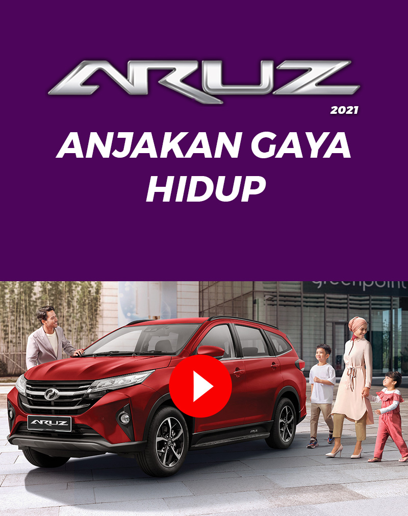 Perodua Aruz with Family