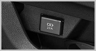 Alza 3 USB Ports<br>(Front X 1, Rear X 2) | The All-New Perodua Alza - 7 Seater MPV